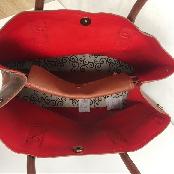 Ellie & Kate Brown Black Animal Print New With Tags Tote - Picture 7 of 15